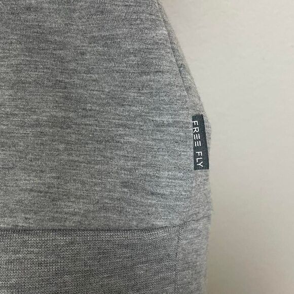 Free Fly Men’s Bamboo Lightweight Fleece Crew Heather Gray Size Large - Picture 6 of 7